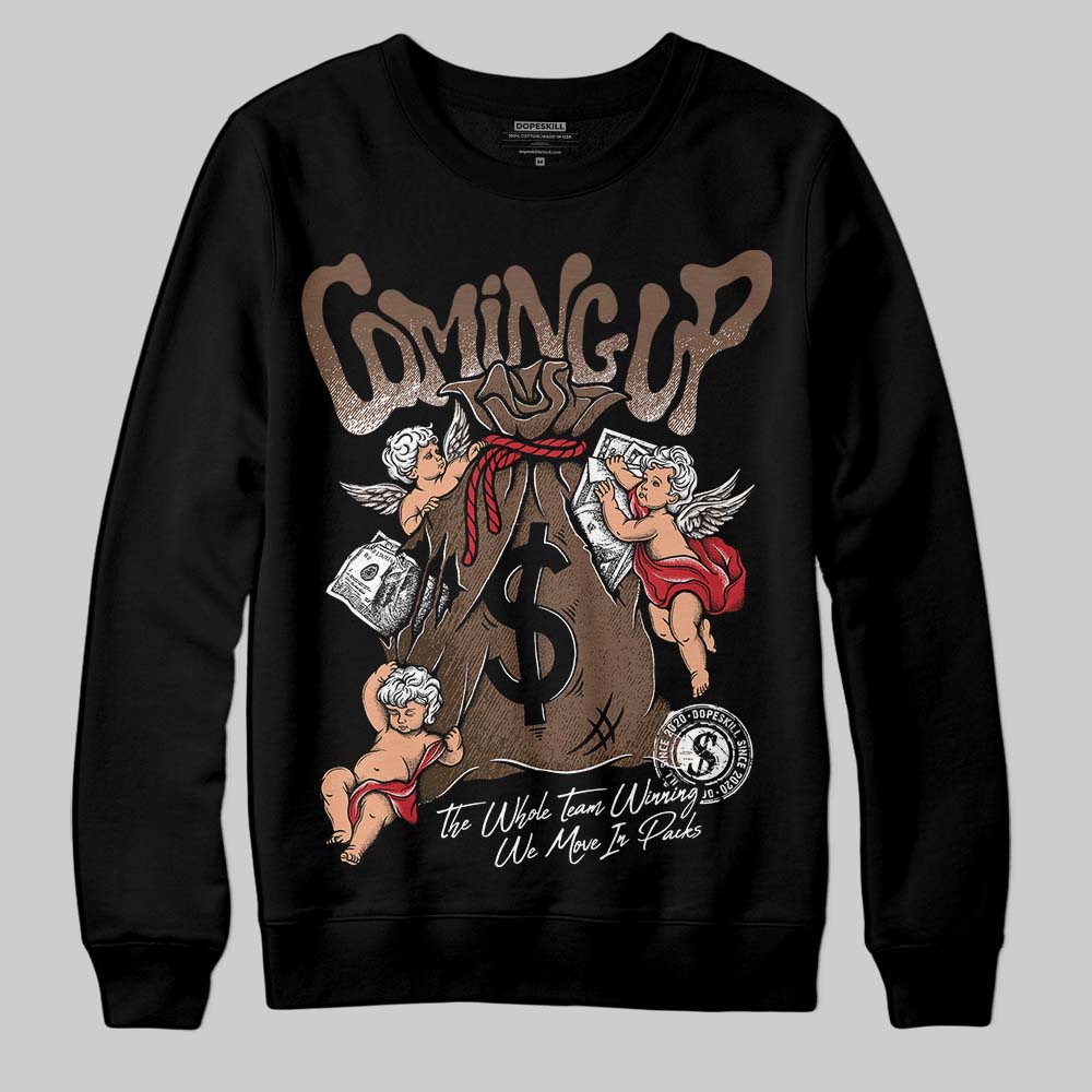 Olive 9s DopeSkill Sweatshirt Money Bag Coming Up Graphic