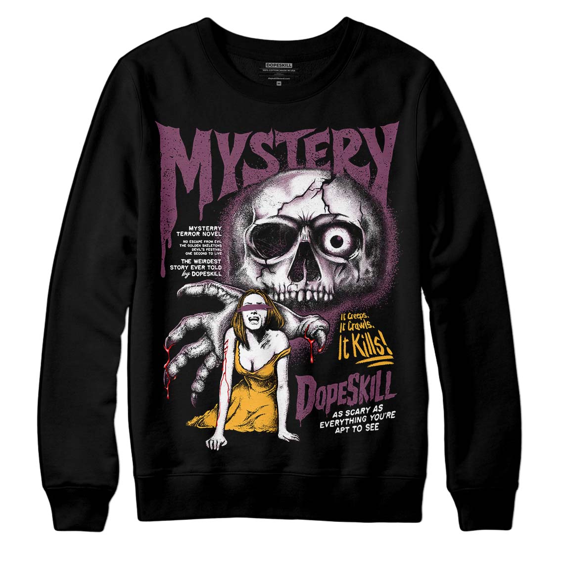 Brotherhood 1s High OG DopeSkill Sweatshirt Mystery Ghostly Grasp Graphic