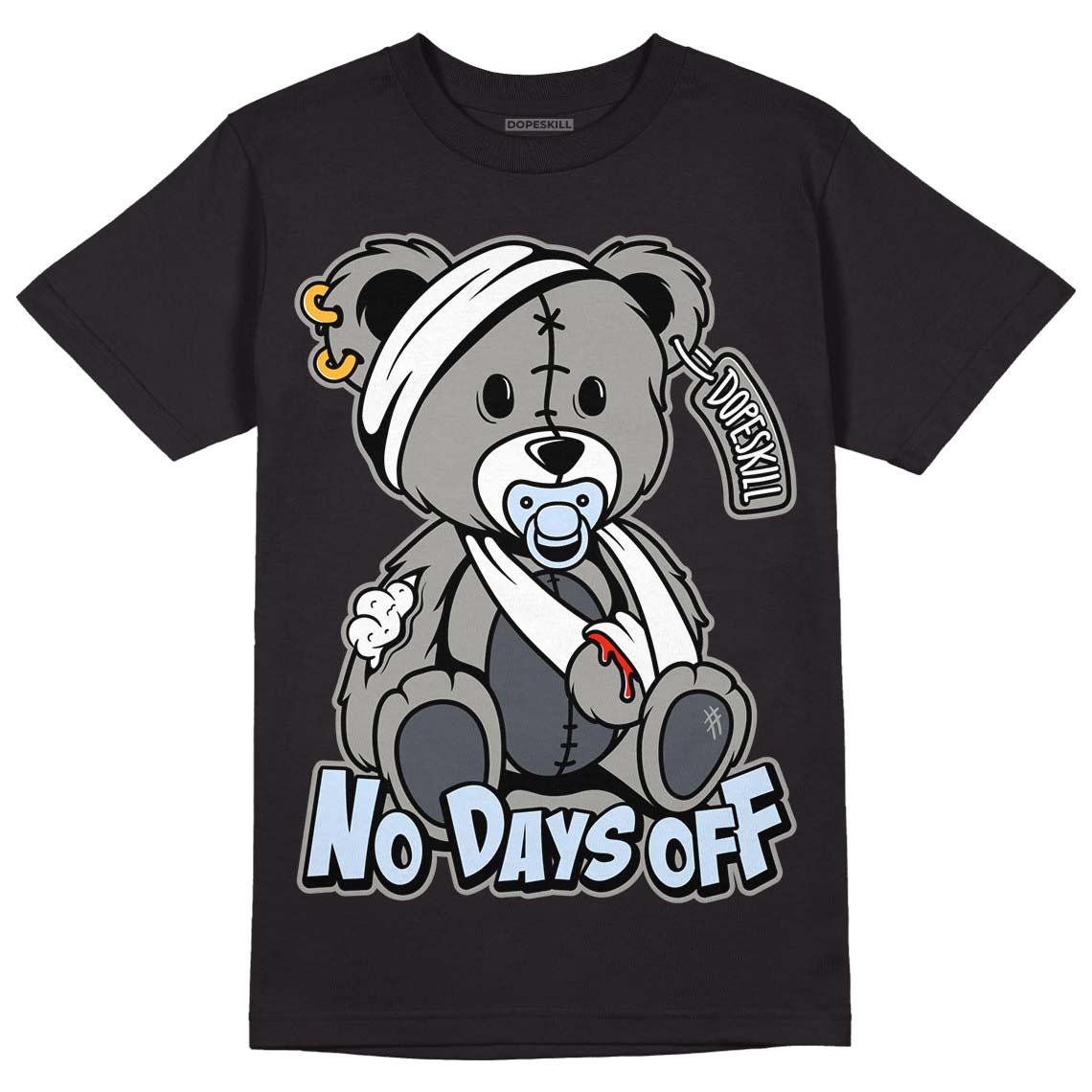 Cool Grey 6s DopeSkill T-Shirt Hurt Bear Graphic