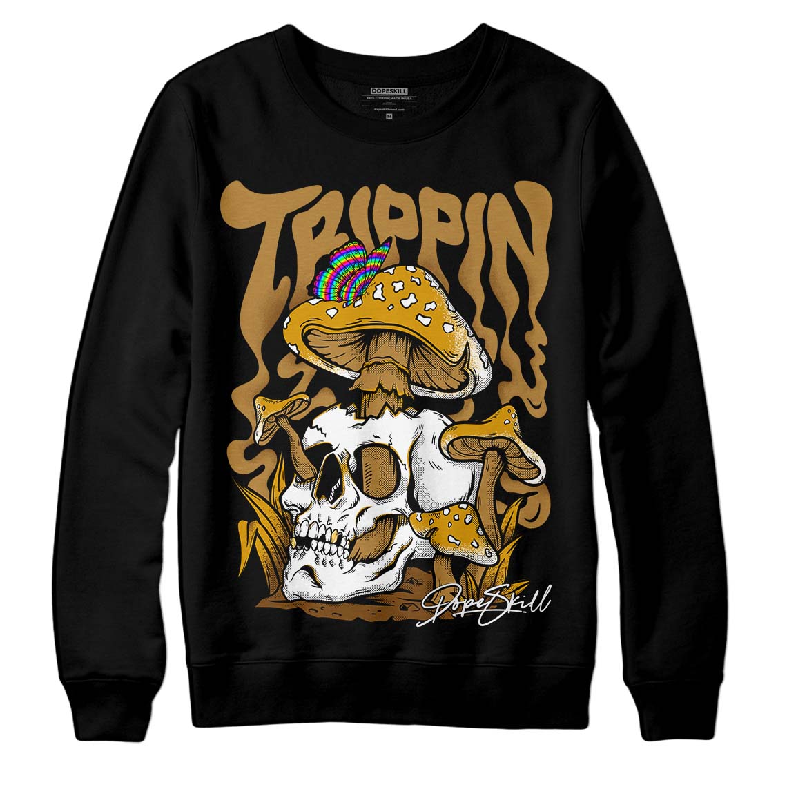 Wheat 13s DopeSkill Sweatshirt Trippin Graphic