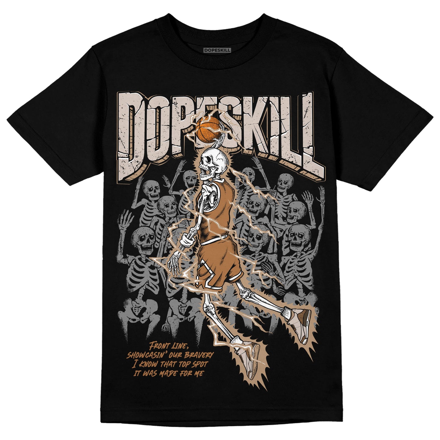 Palomino 3s DopeSkill T-Shirt Thunder Dunk Graphic