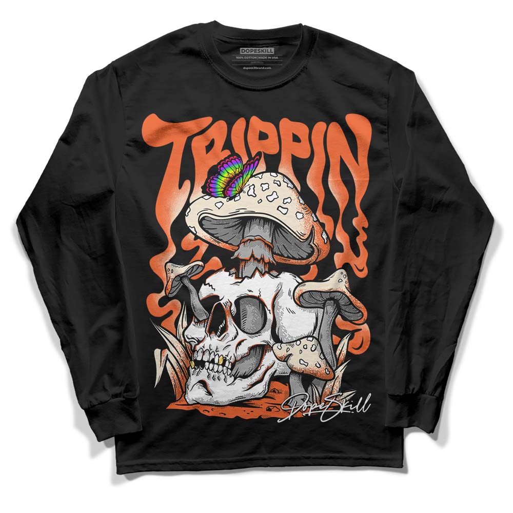 Georgia Peach 3s DopeSkill Long Sleeve T-Shirt Trippin Graphic