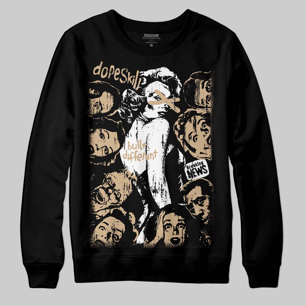 TAN Collection DopeSkill Sweatshirt Built Different Graphic