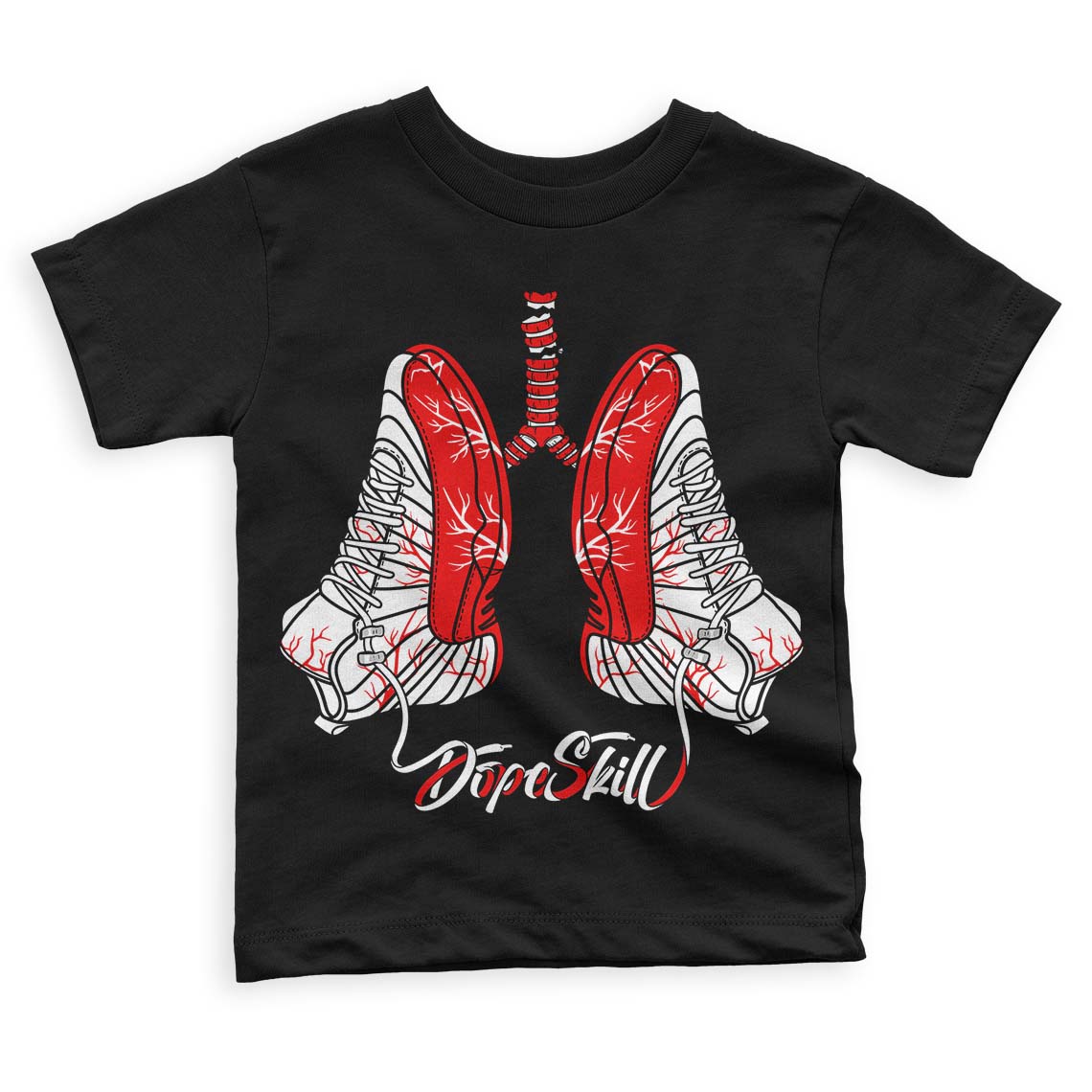 Cherry 12s DopeSkill Toddler Kids T-shirt Breathe Graphic