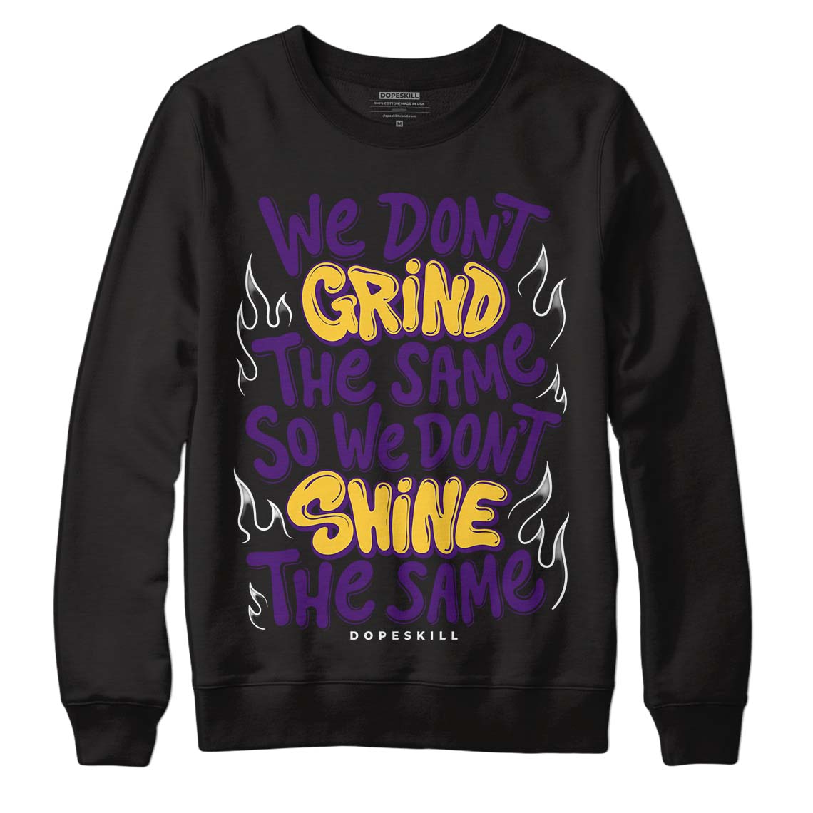 Field Purple 12s DopeSkill Sweatshirt Grind Shine Graphic