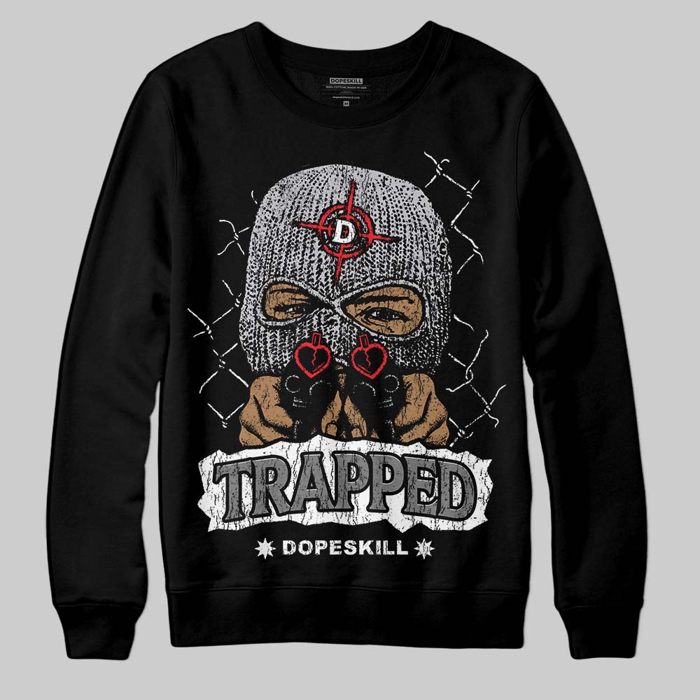 Grey Collection DopeSkill Sweatshirt New Trapped Graphic