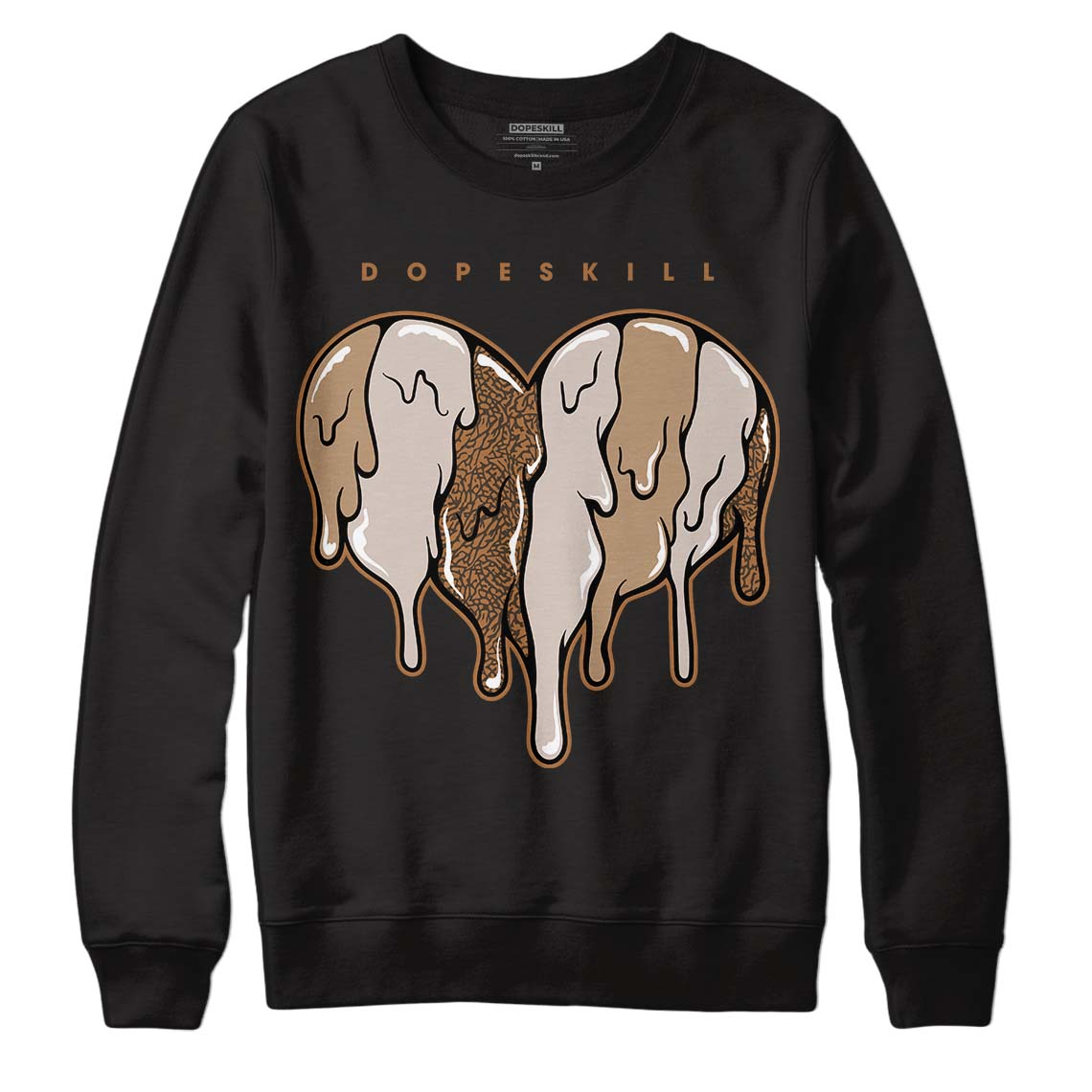 Palomino 3s DopeSkill Sweatshirt Slime Drip Heart Graphic