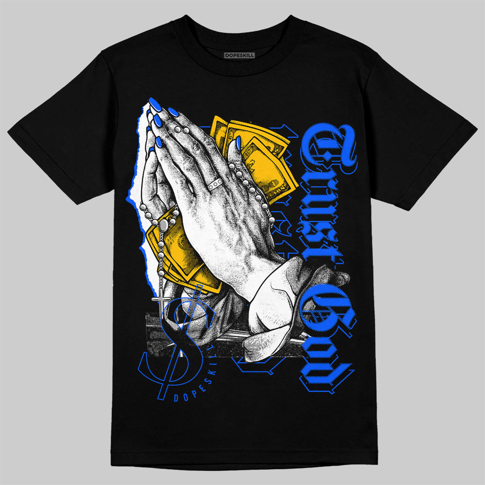 Royal Blue Collection DopeSkill T-Shirt Trust God Graphic