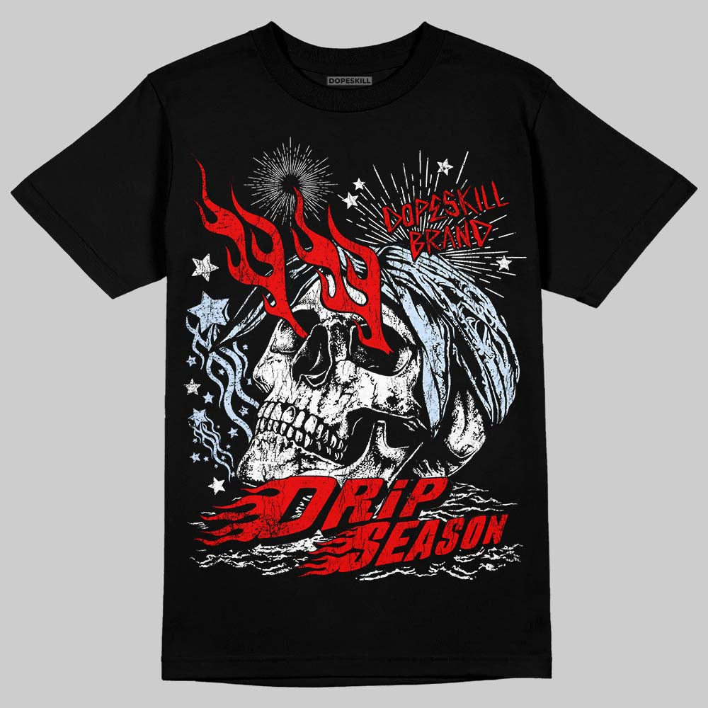 Cherry 11s DopeSkill T-Shirt Drip Season Graphic