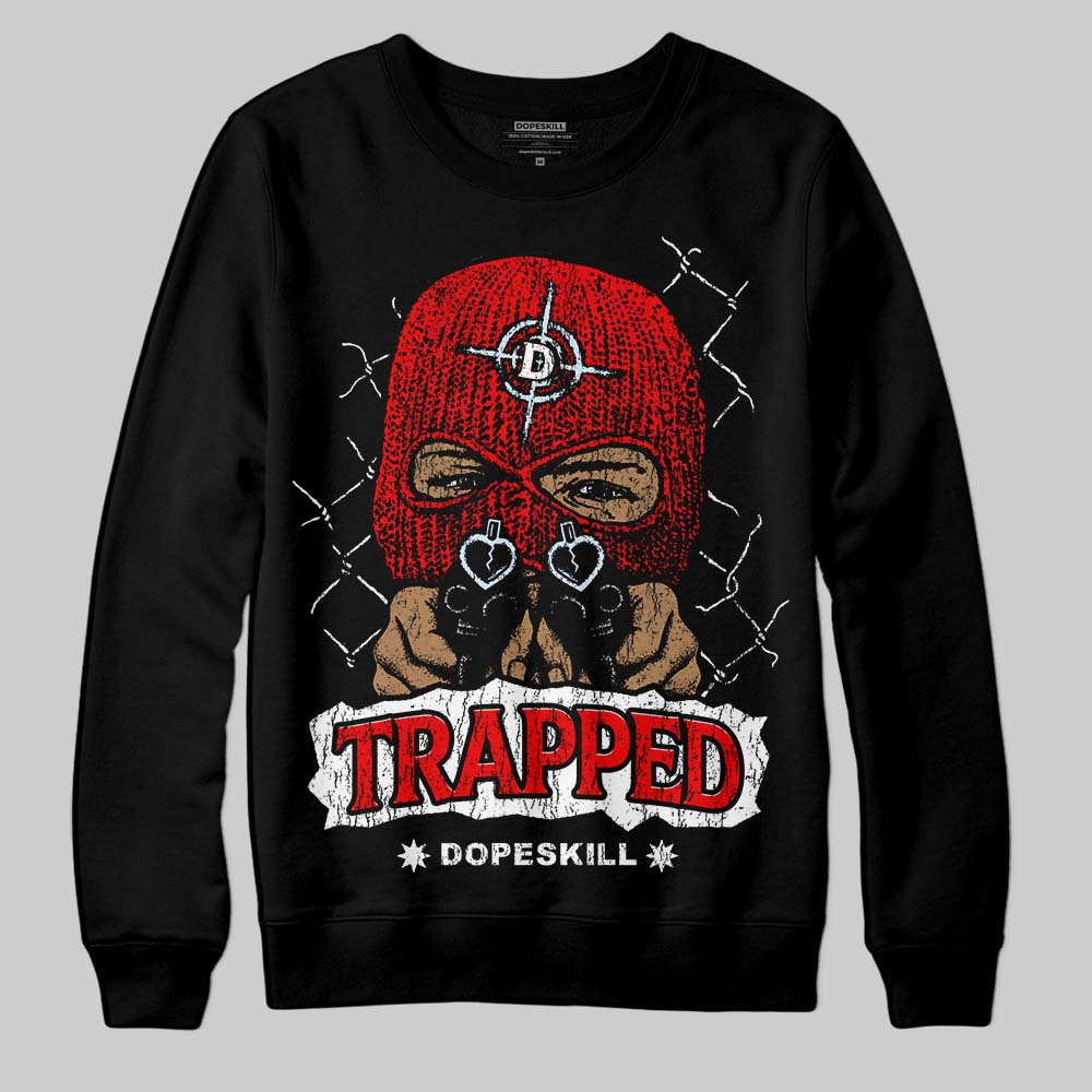 Cherry 11s DopeSkill Sweatshirt New Trapped Graphic