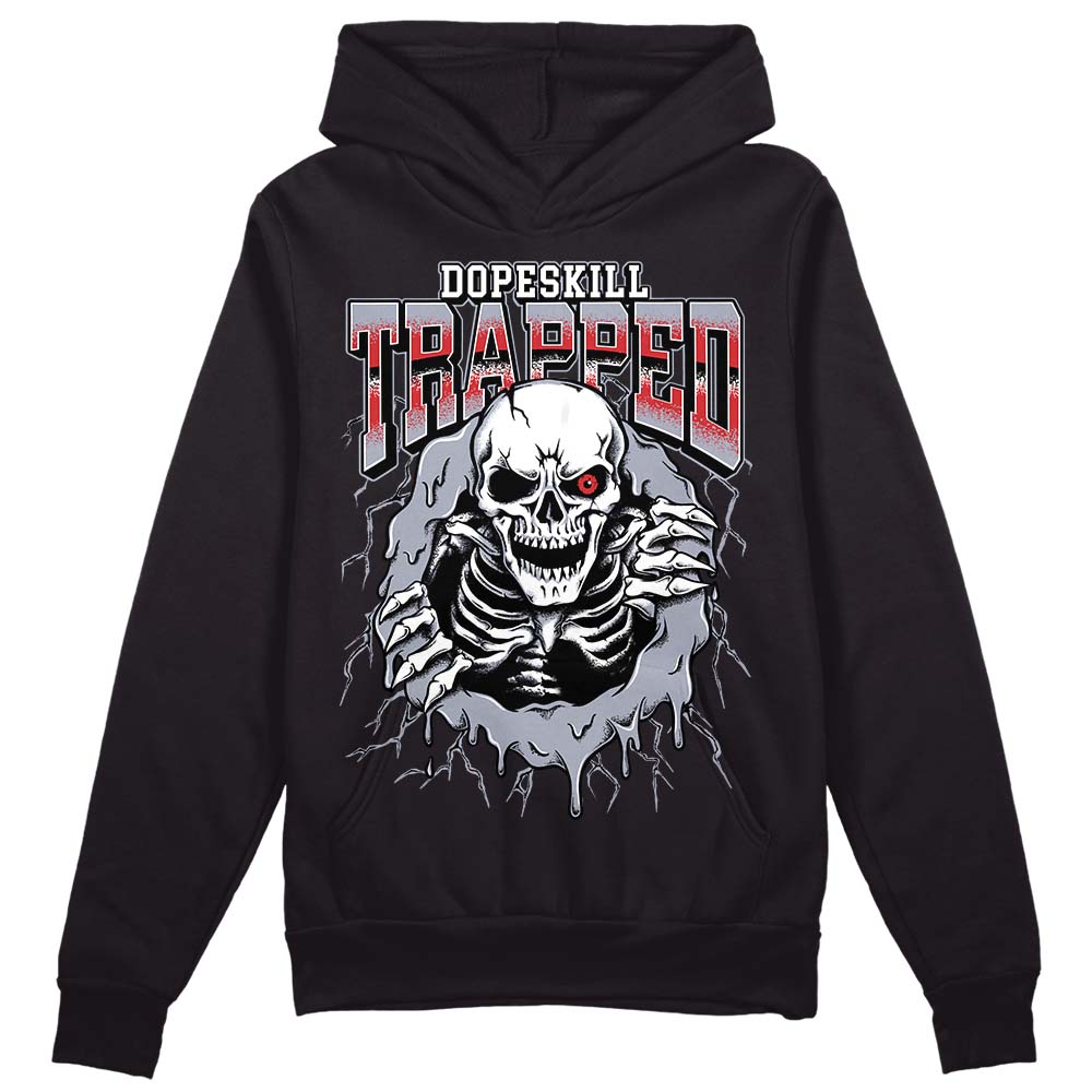 Bred Reimagined 4s DopeSkill Hoodie Sweatshirt Trapped Halloween Graphic