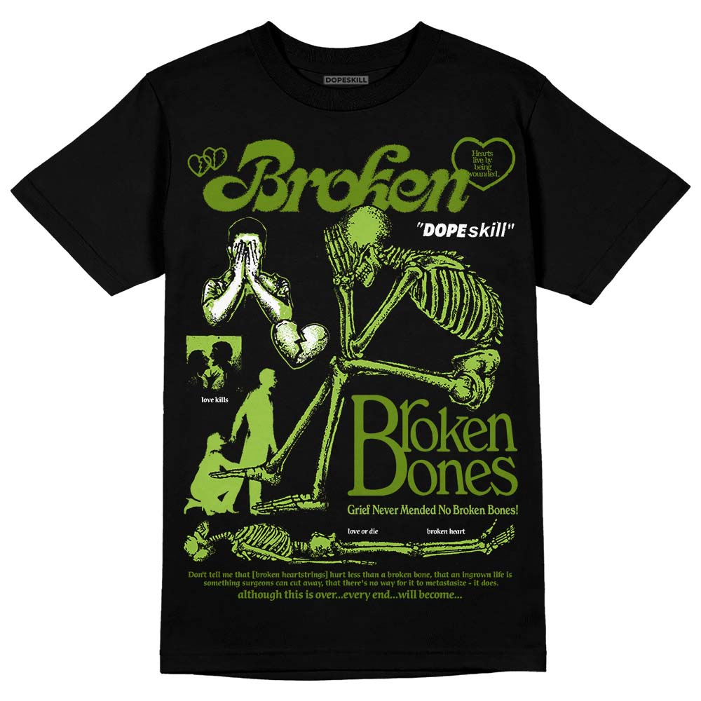Dunk 'Chlorophyll' DopeSkill T-Shirt Broken Bones Graphic