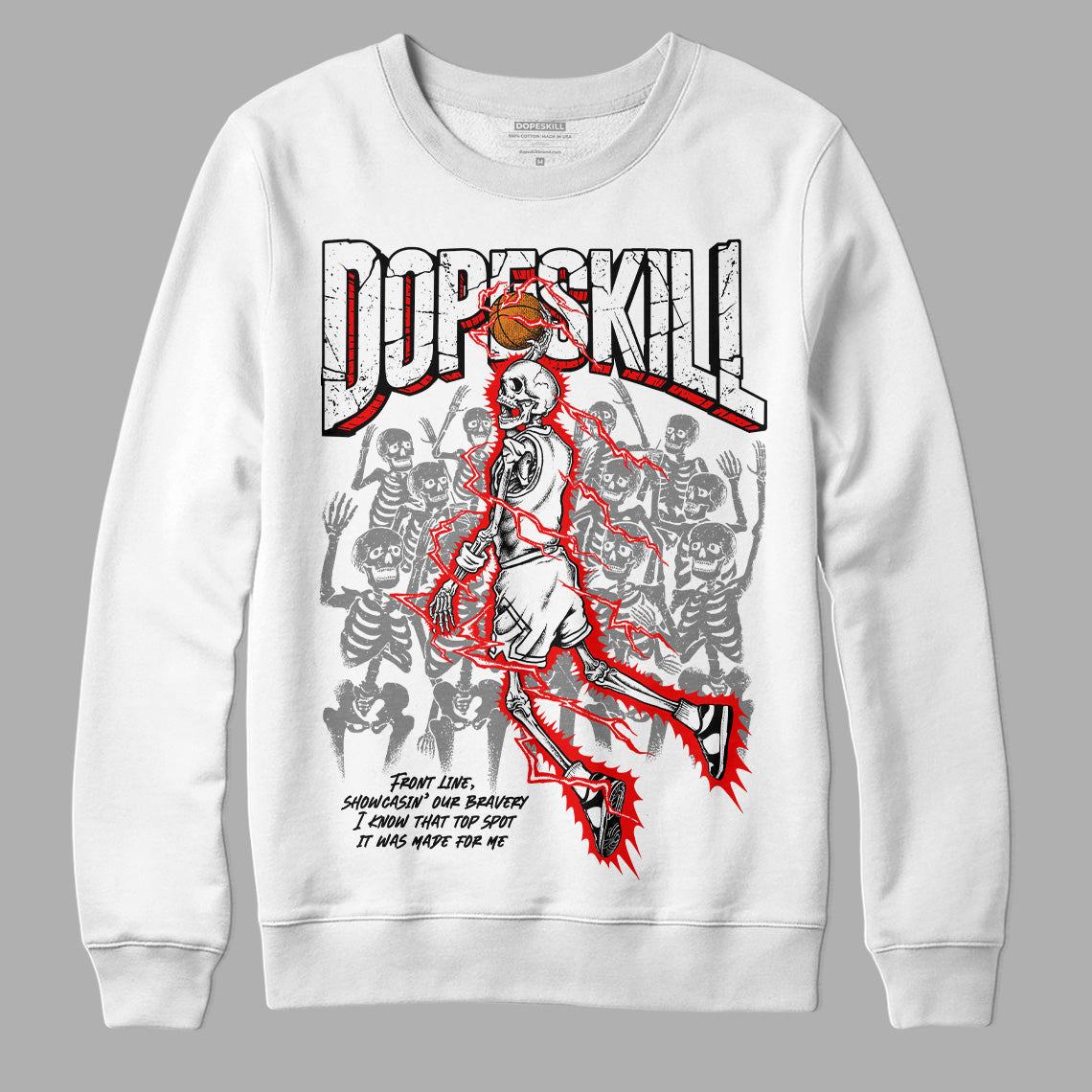 Dunk Low Panda White Black DopeSkill Sweatshirt Thunder Dunk Graphic