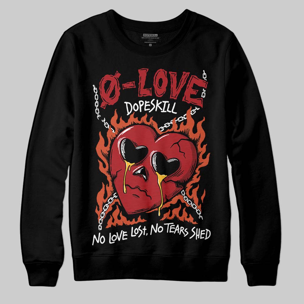 Brick By Brick 4s DopeSkill Sweatshirt Crying Heart Graphic