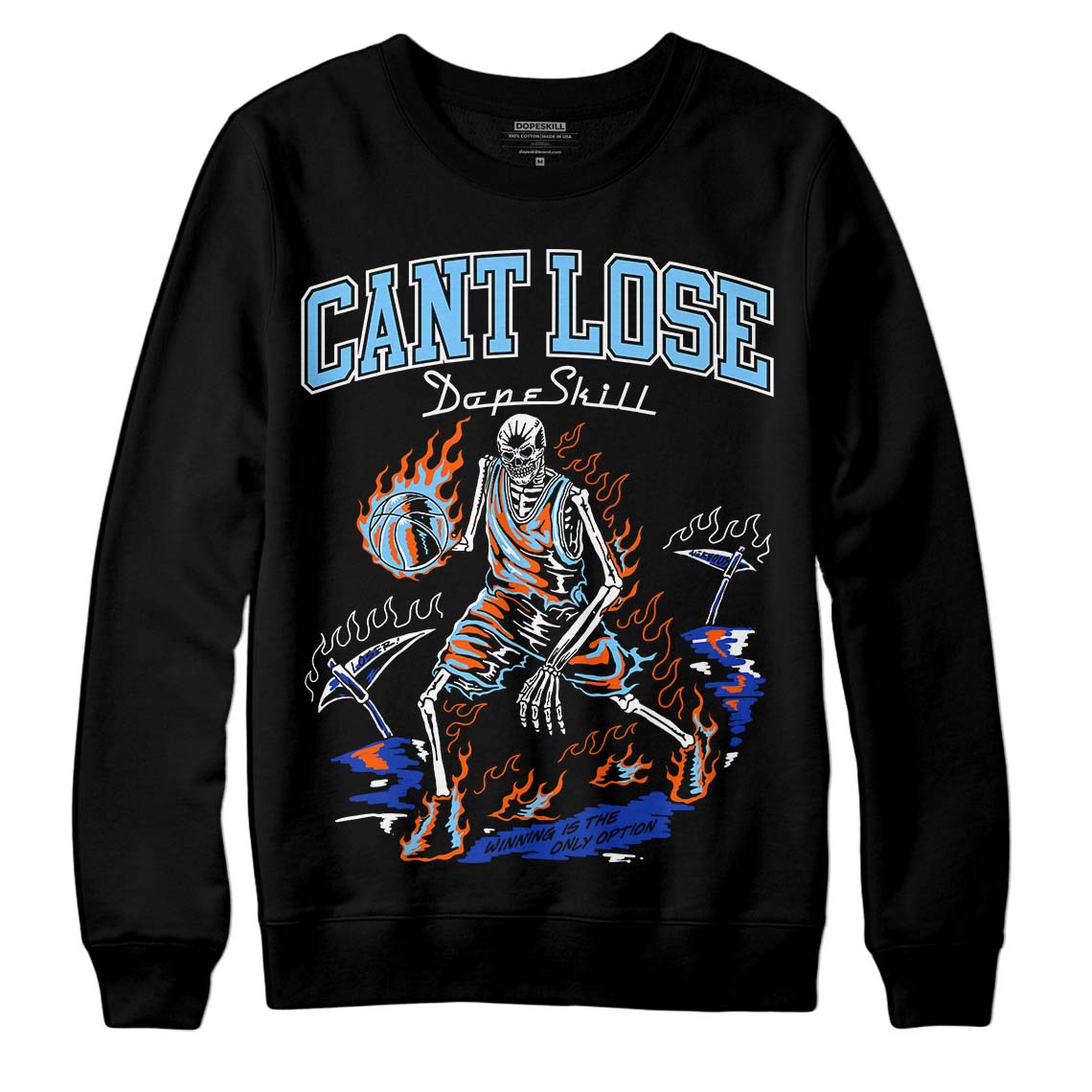 Dunk Low Futura University Blue DopeSkill Sweatshirt Cant Lose Graphic