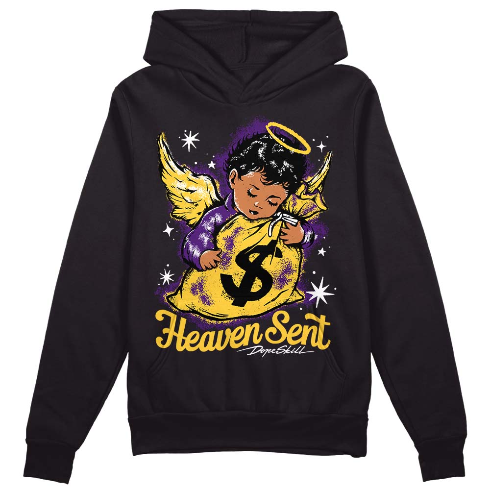 Field Purple 12s DopeSkill Hoodie Sweatshirt Heaven Sent Graphic