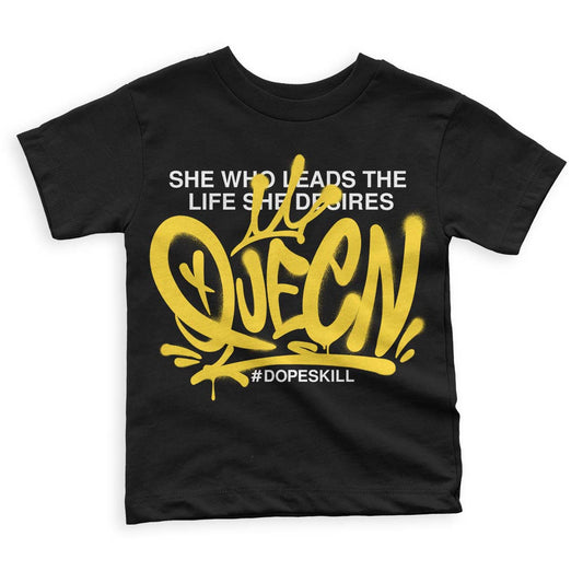 Black Tour Yellow AJ 4 Thunder DopeSkill Toddler Kids T-shirt Queen Graphic