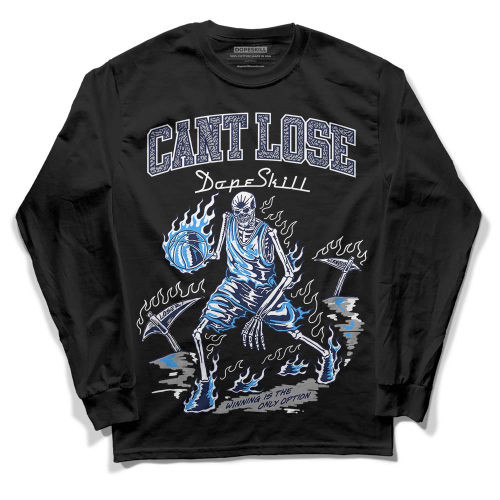 AJ Spizike White Obsidian DopeSkill Long Sleeve T-Shirt Cant Lose Graphic