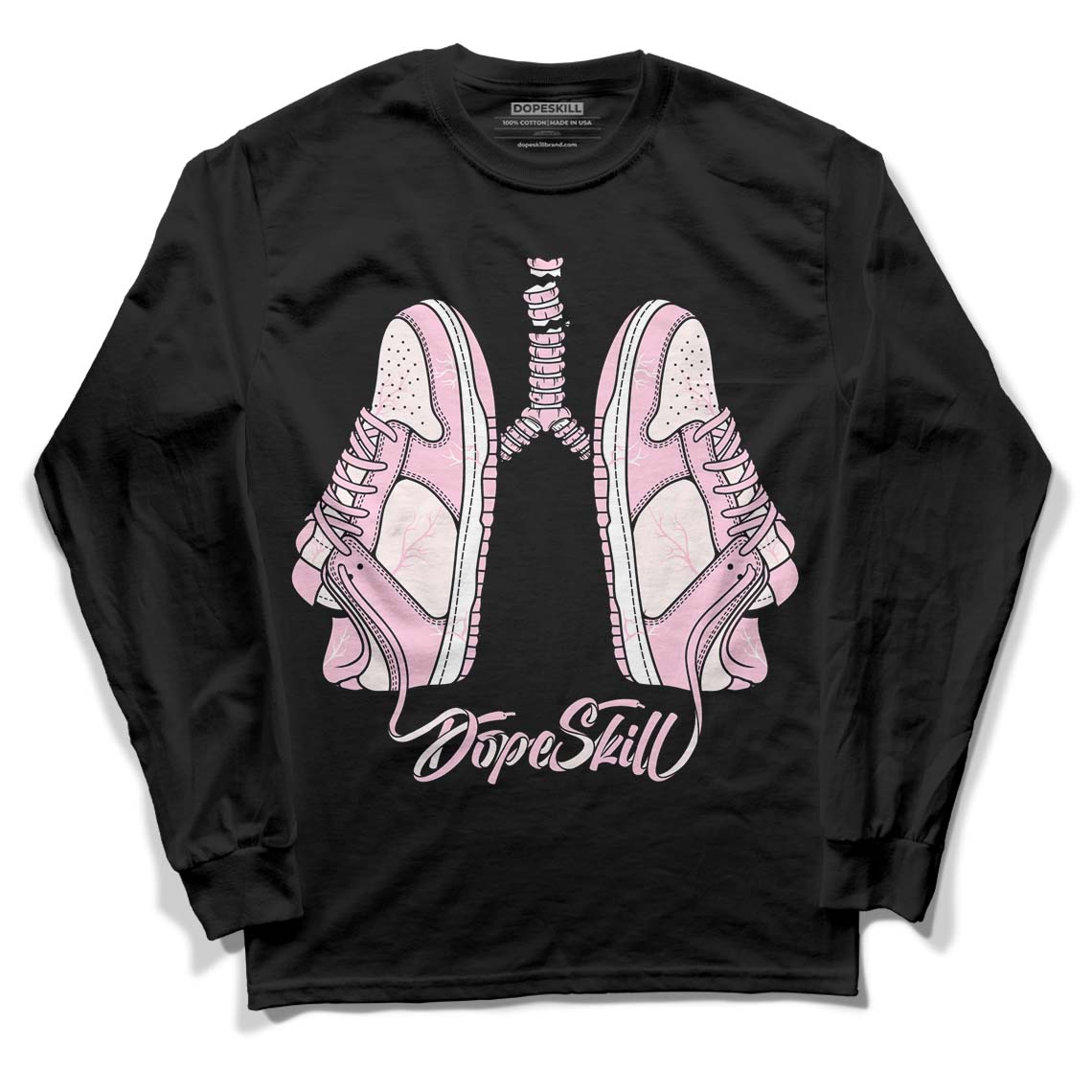 Dunk Low Pink Foam DopeSkill Long Sleeve T-Shirt Breathe Graphic