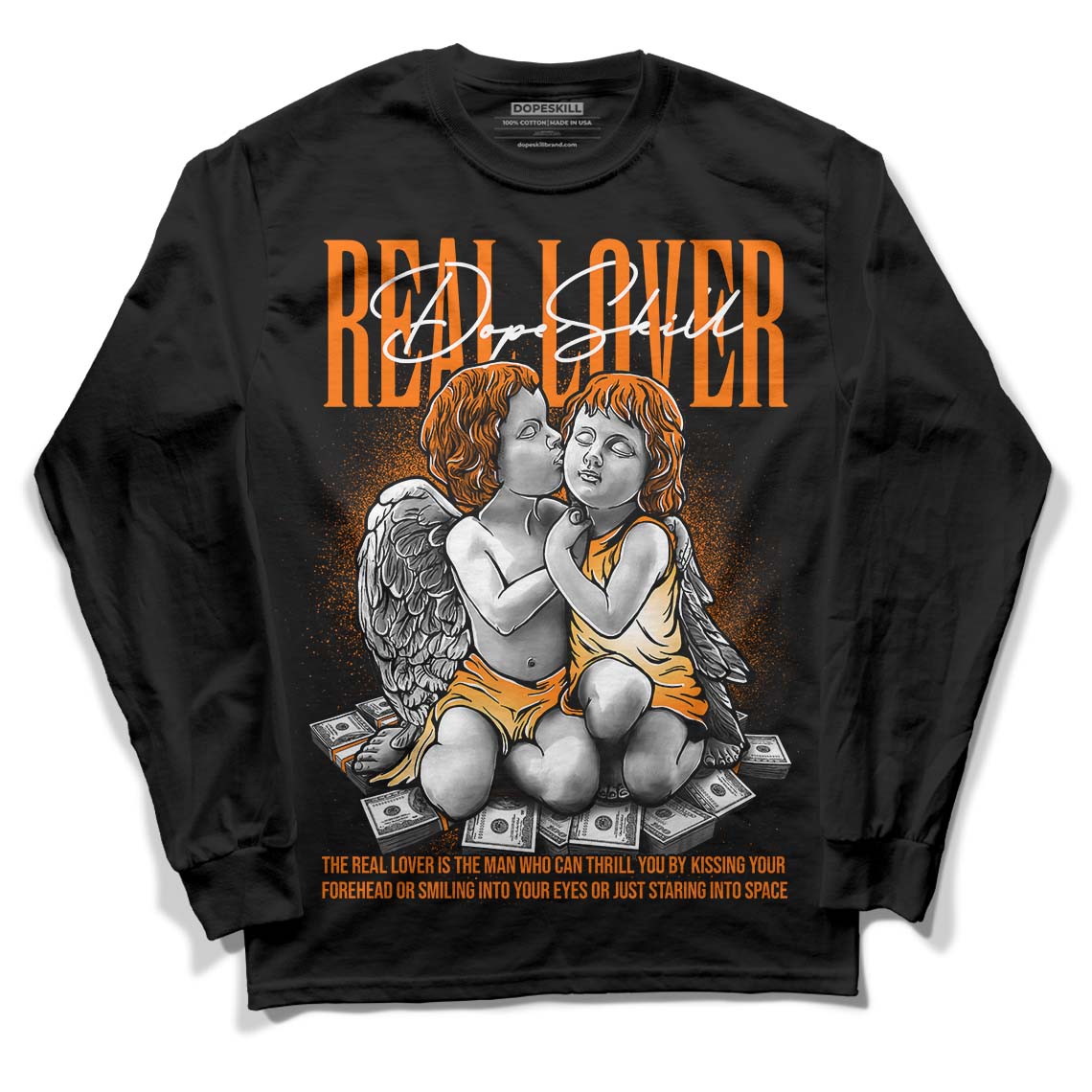 Dunk Low Magma Orange DopeSkill Long Sleeve T-Shirt Real Lover Graphic