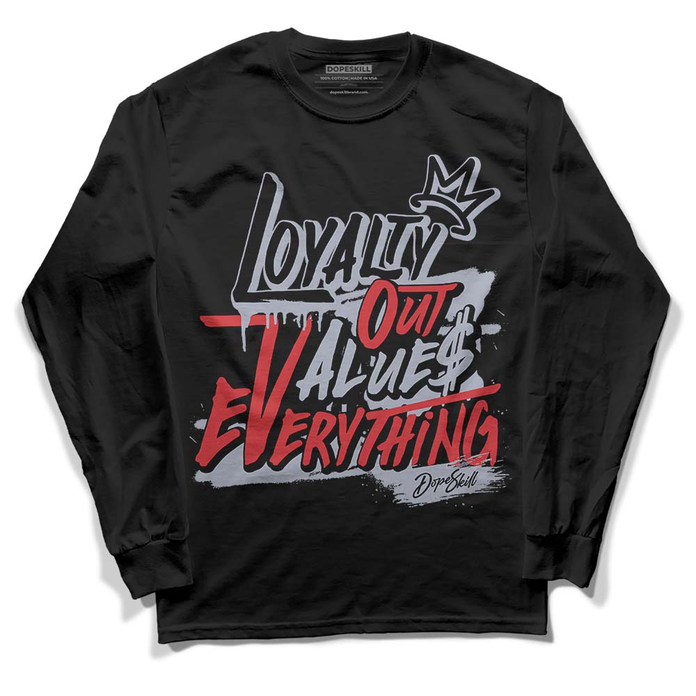 Bred Reimagined 4s DopeSkill Long Sleeve T-Shirt LOVE Graphic