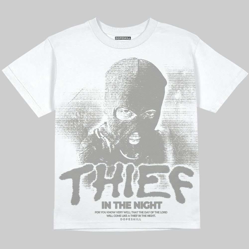 Cool Grey 9s DopeSkill Oversize Print T-Shirt Thief In The Night Graphic