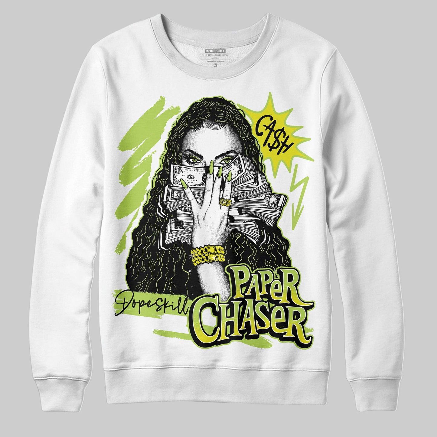Bright Cactus 13s DopeSkill Sweatshirt NPC Graphic