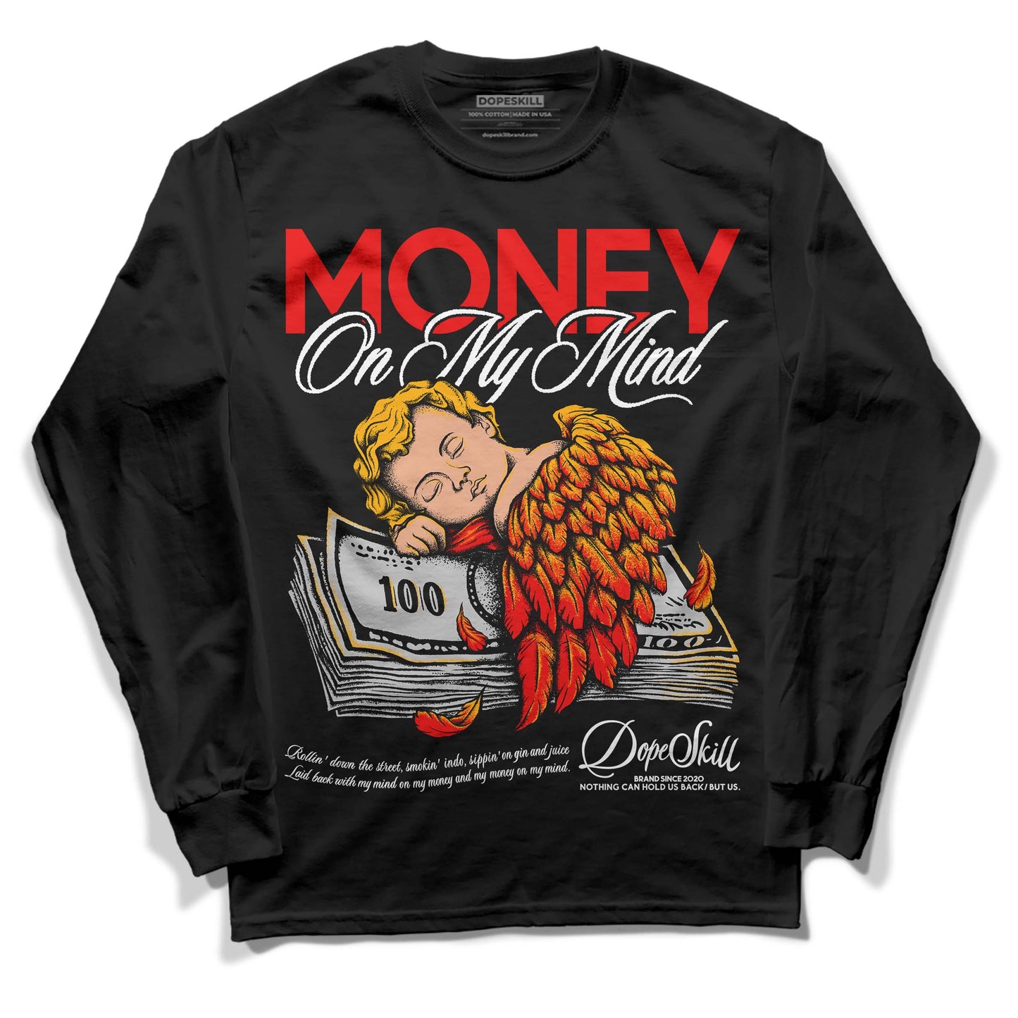 Cherry 12s DopeSkill Long Sleeve T-Shirt MOMM Graphic