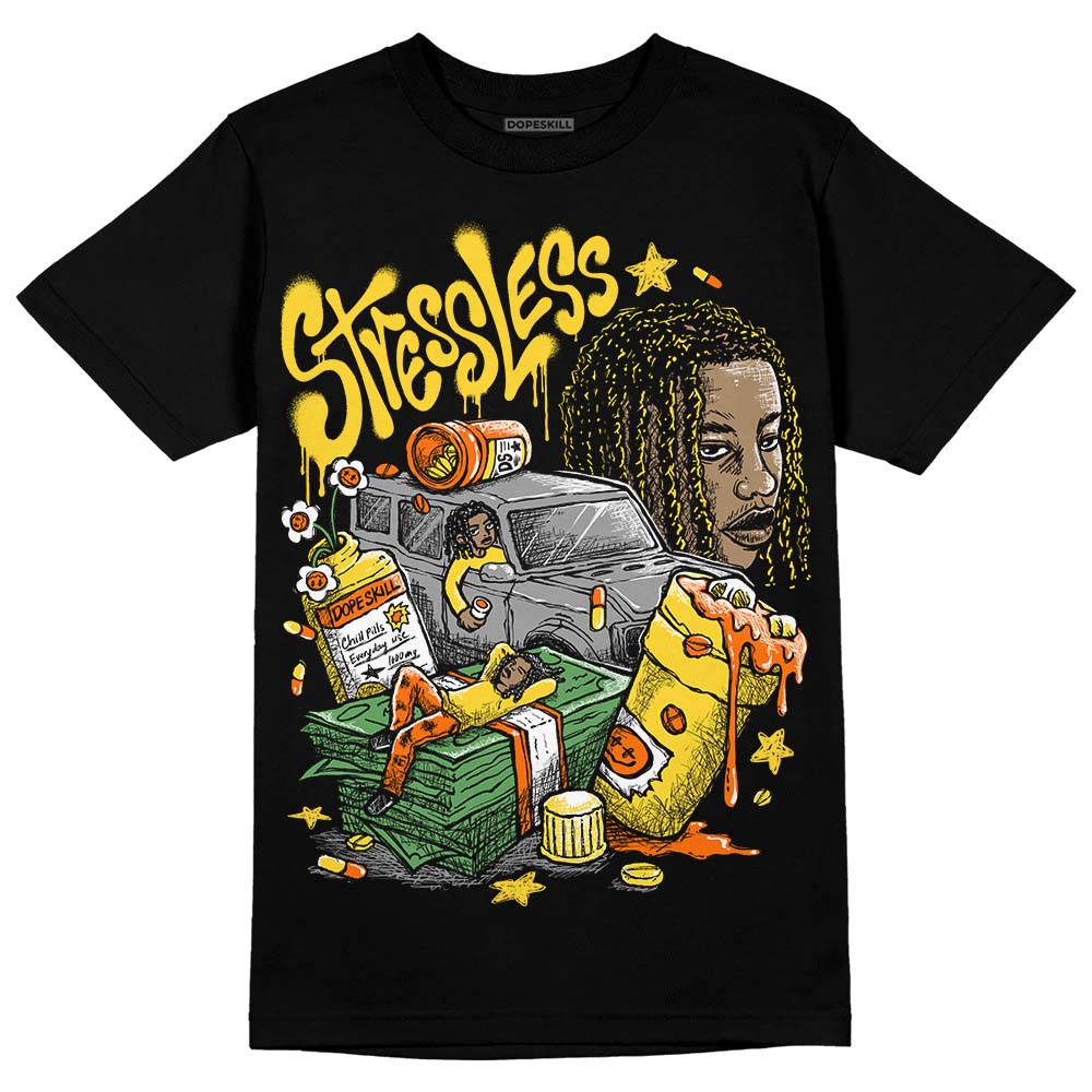 Black Tour Yellow AJ 4 Thunder DopeSkill Unisex T-Shirt Stressless Graphic