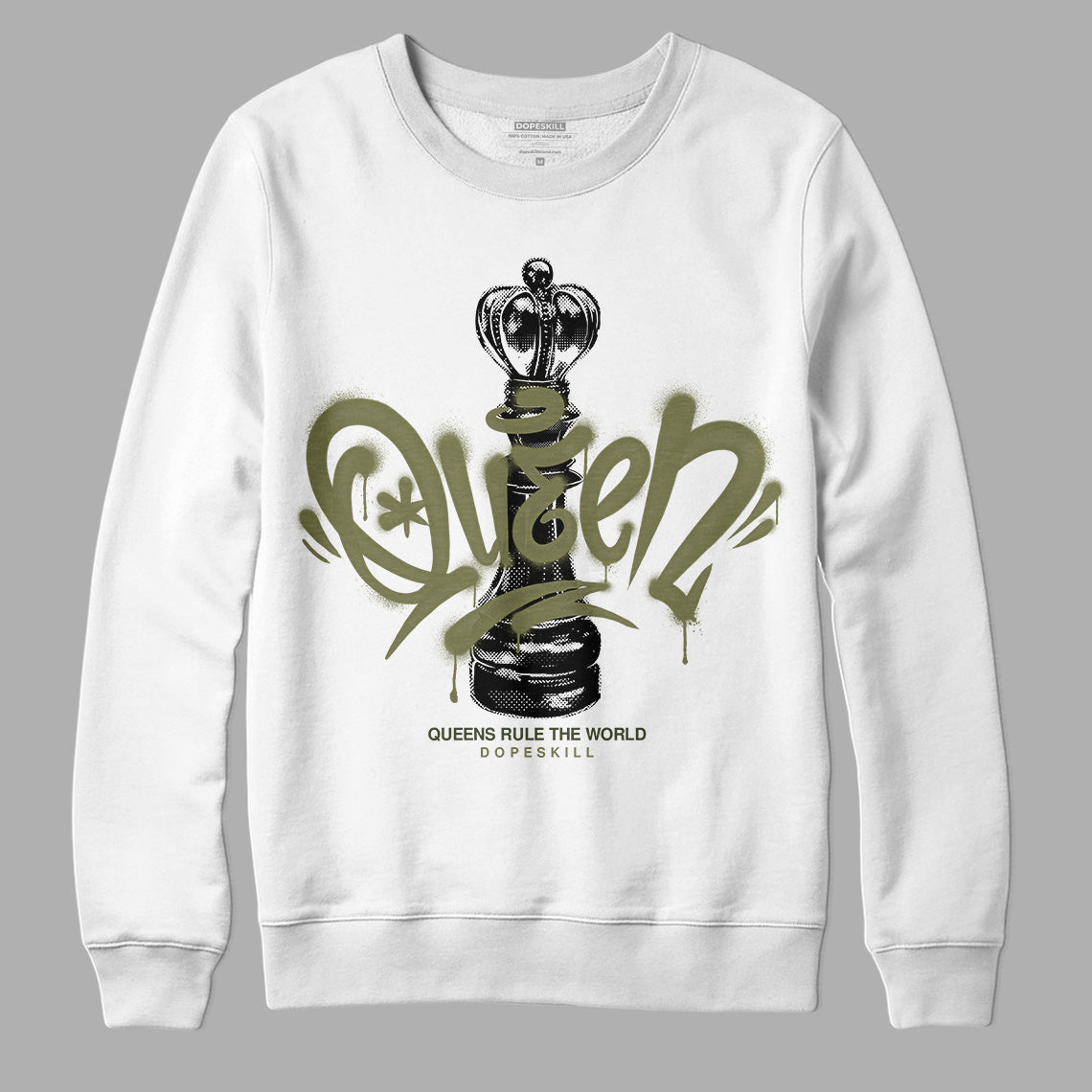 Craft Olive 4s DopeSkill Sweatshirt Queen Chess Graphic