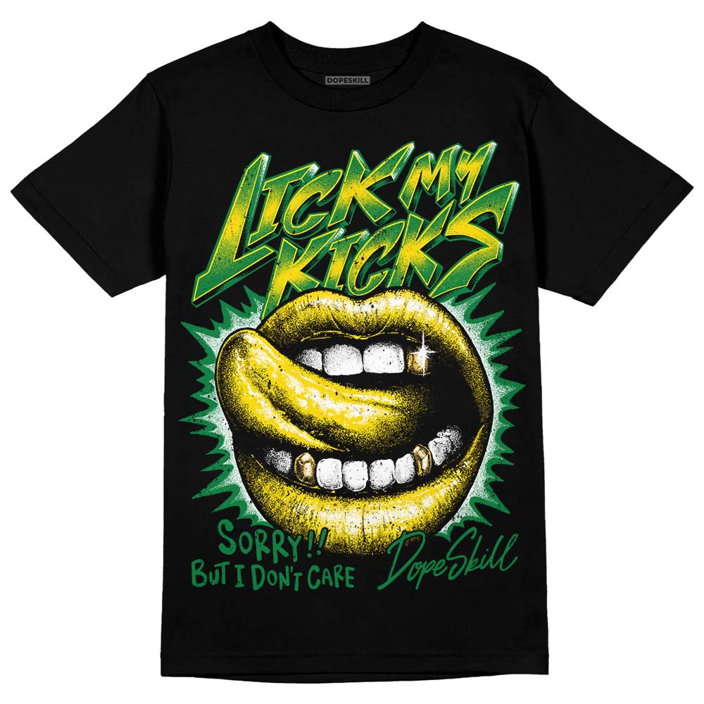 Dunk Reverse Brazil DopeSkill T-Shirt Lick My Kicks Graphic