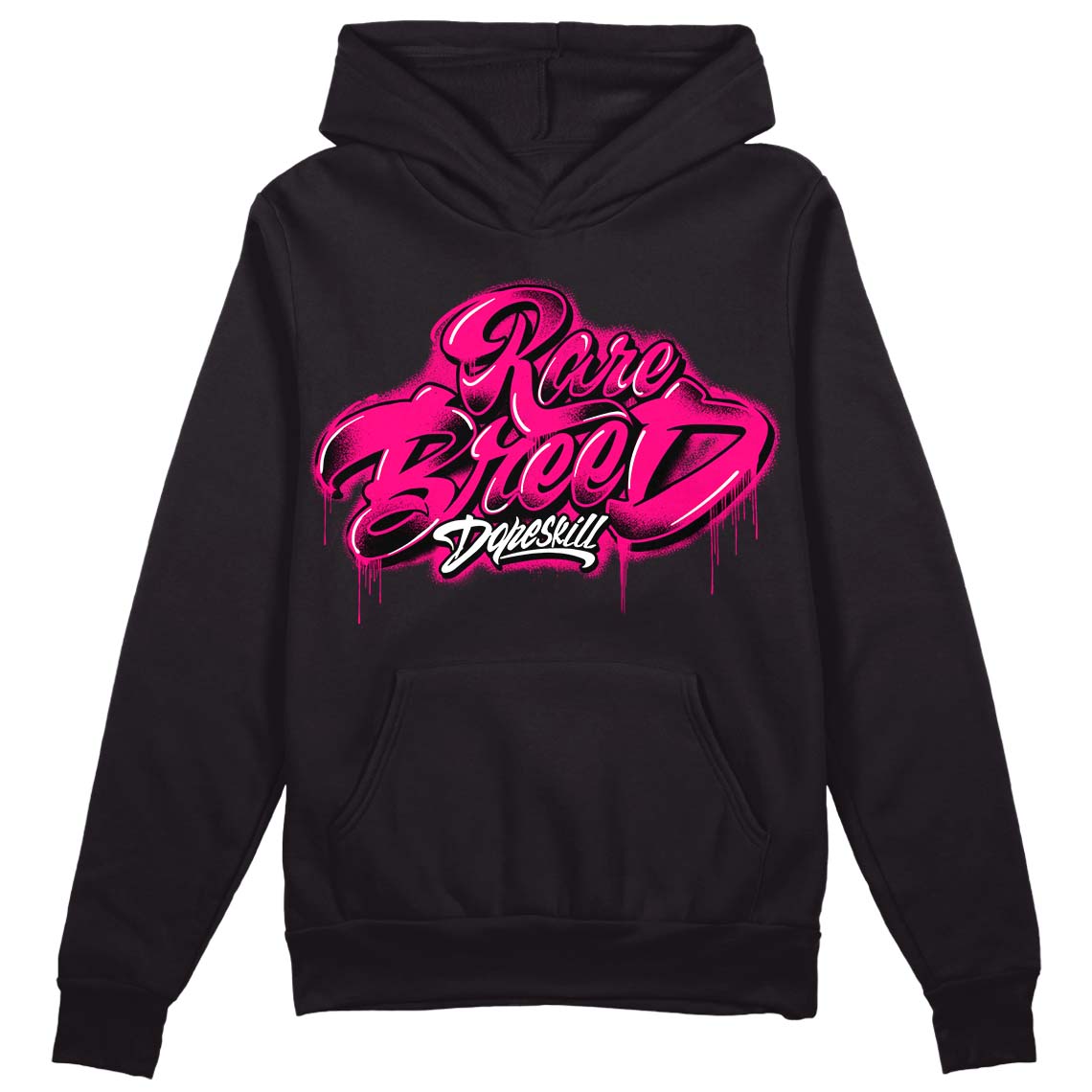Fierce Pink 1s DopeSkill Hoodie Sweatshirt Rare Breed Type Graphic