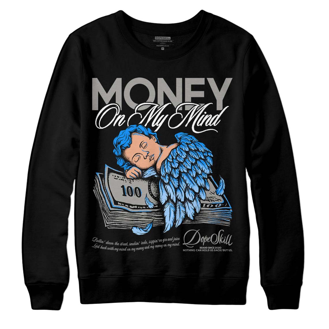 Cool Grey 11s DopeSkill Sweatshirt MOMM Graphic