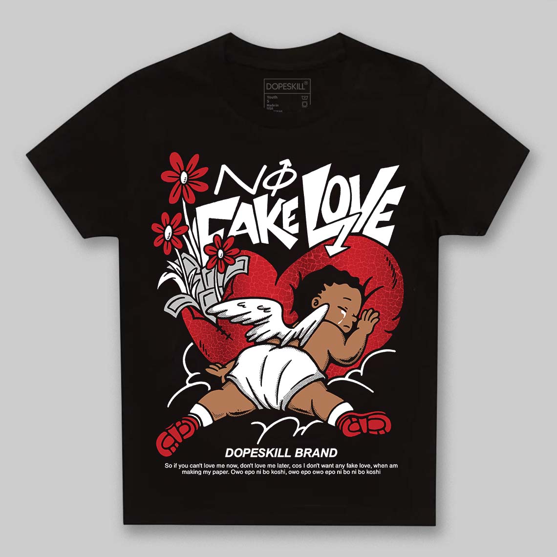 Ruby 1s DopeSkill Toddler Kids T-shirt No Fake Love Graphic