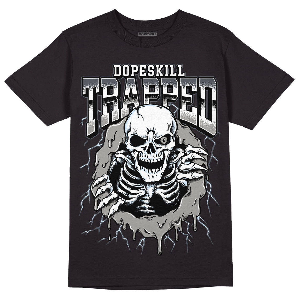 Cool Grey 6s DopeSkill T-Shirt Trapped Halloween Graphic