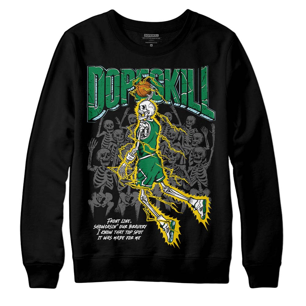 Lucky Green 5s DopeSkill Sweatshirt Thunder Dunk Graphic
