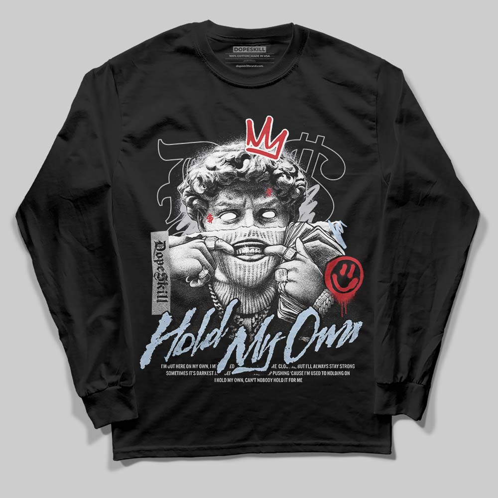 Black Metallic Reimagined 5s DopeSkill Long Sleeve T-Shirt In My Way Graphic