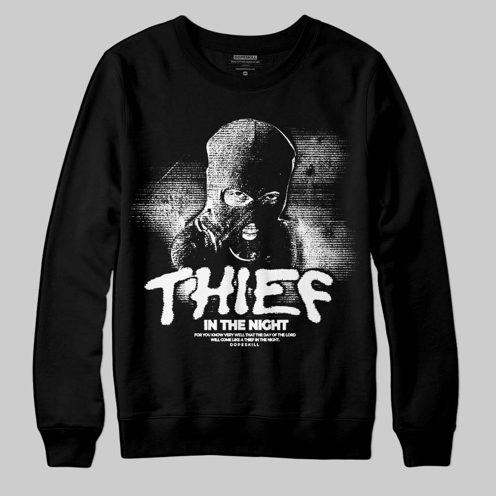 Dunk Panda White Black DopeSkill Sweatshirt Thief In The Night Graphic