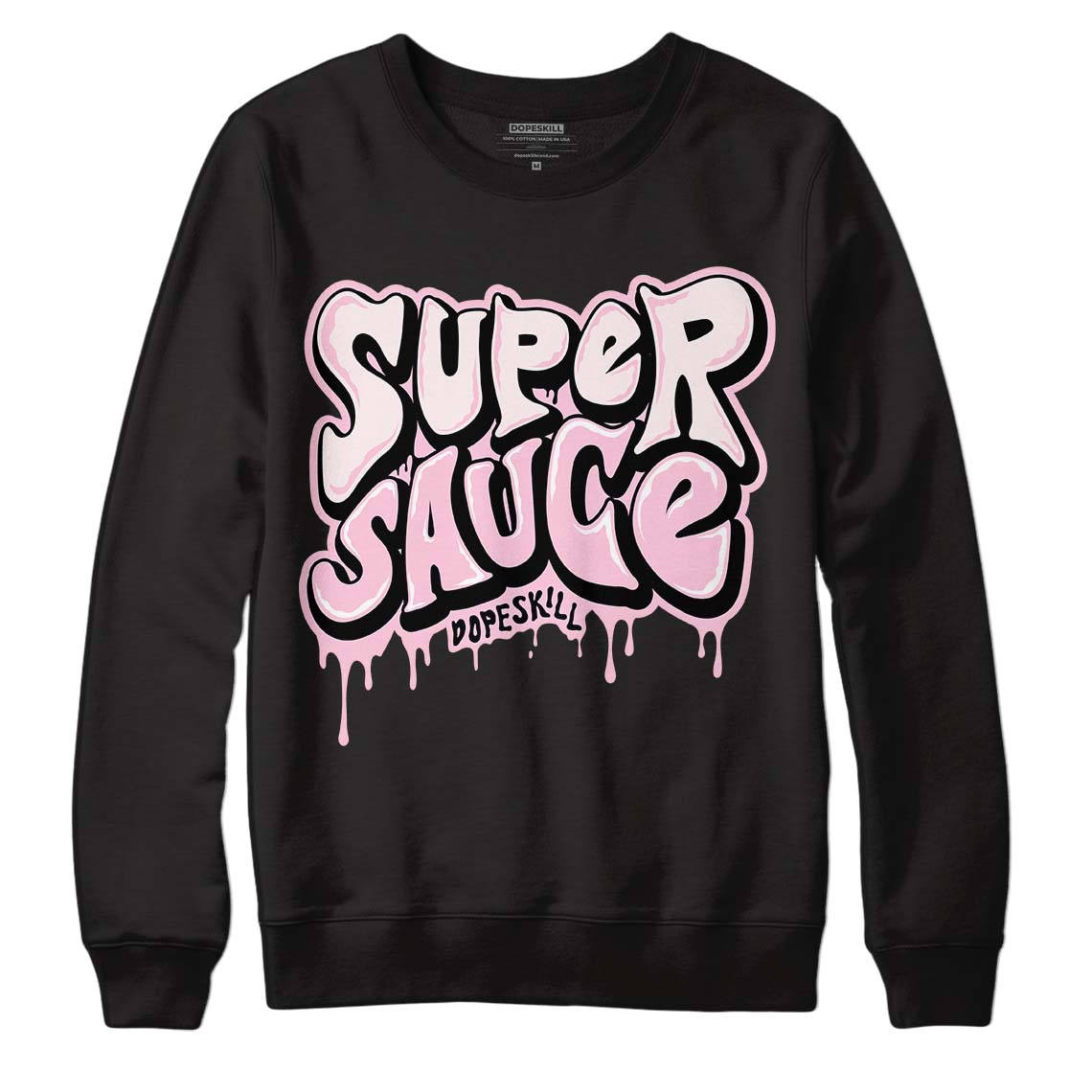 Dunk Low Pink Foam DopeSkill Sweatshirt Super Sauce Graphic