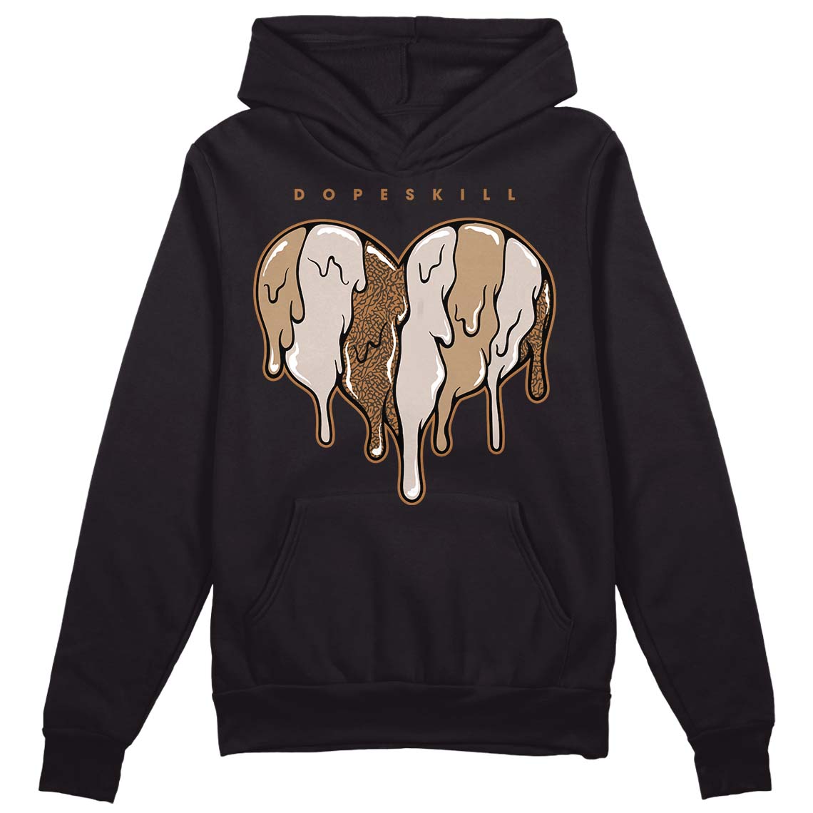 Palomino 3s DopeSkill Hoodie Sweatshirt Slime Drip Heart Graphic