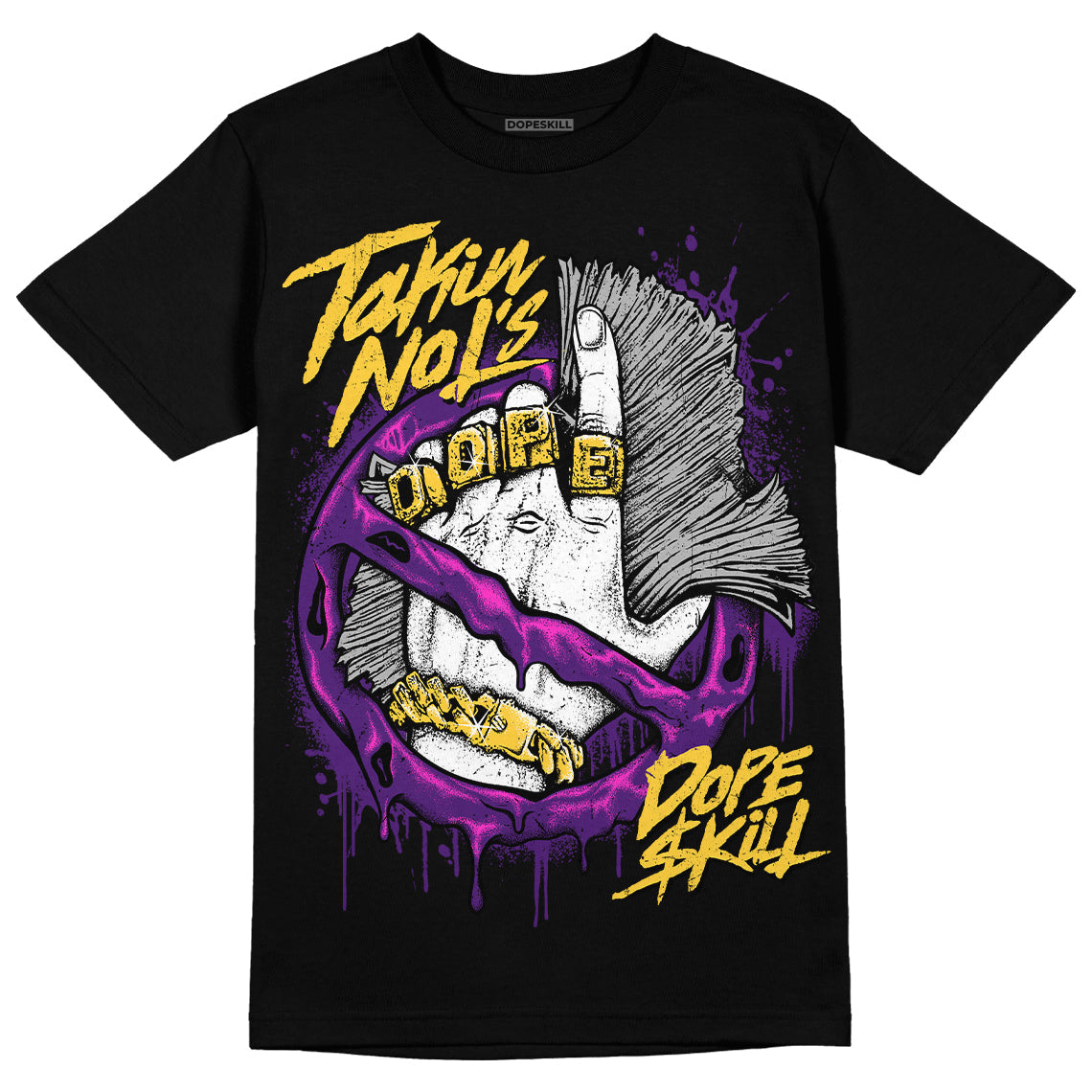 Field Purple 12s DopeSkill T-Shirt Takin No L's Graphic