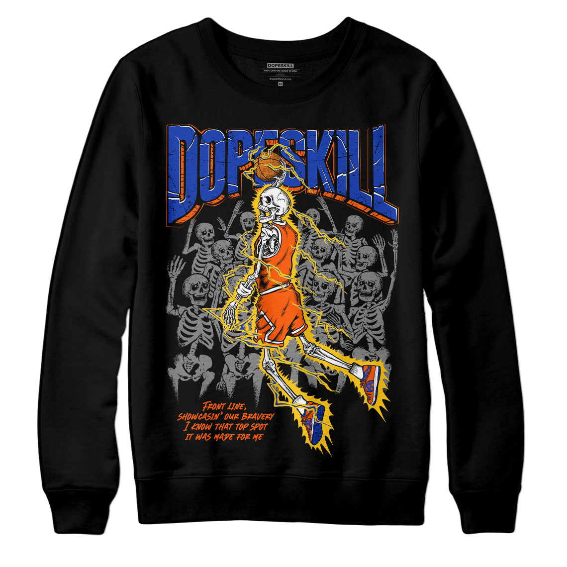 Dunk Low Futura Orange Blaze DopeSkill Sweatshirt Thunder Dunk Graphic