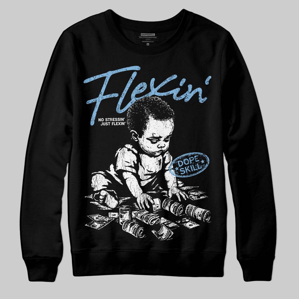 University Blue Collection DopeSkill Sweatshirt Flexin' Graphic
