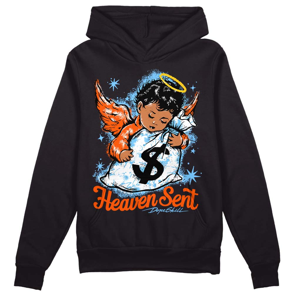 Dunk Futura University Blue DopeSkill Hoodie Sweatshirt Heaven Sent Graphic