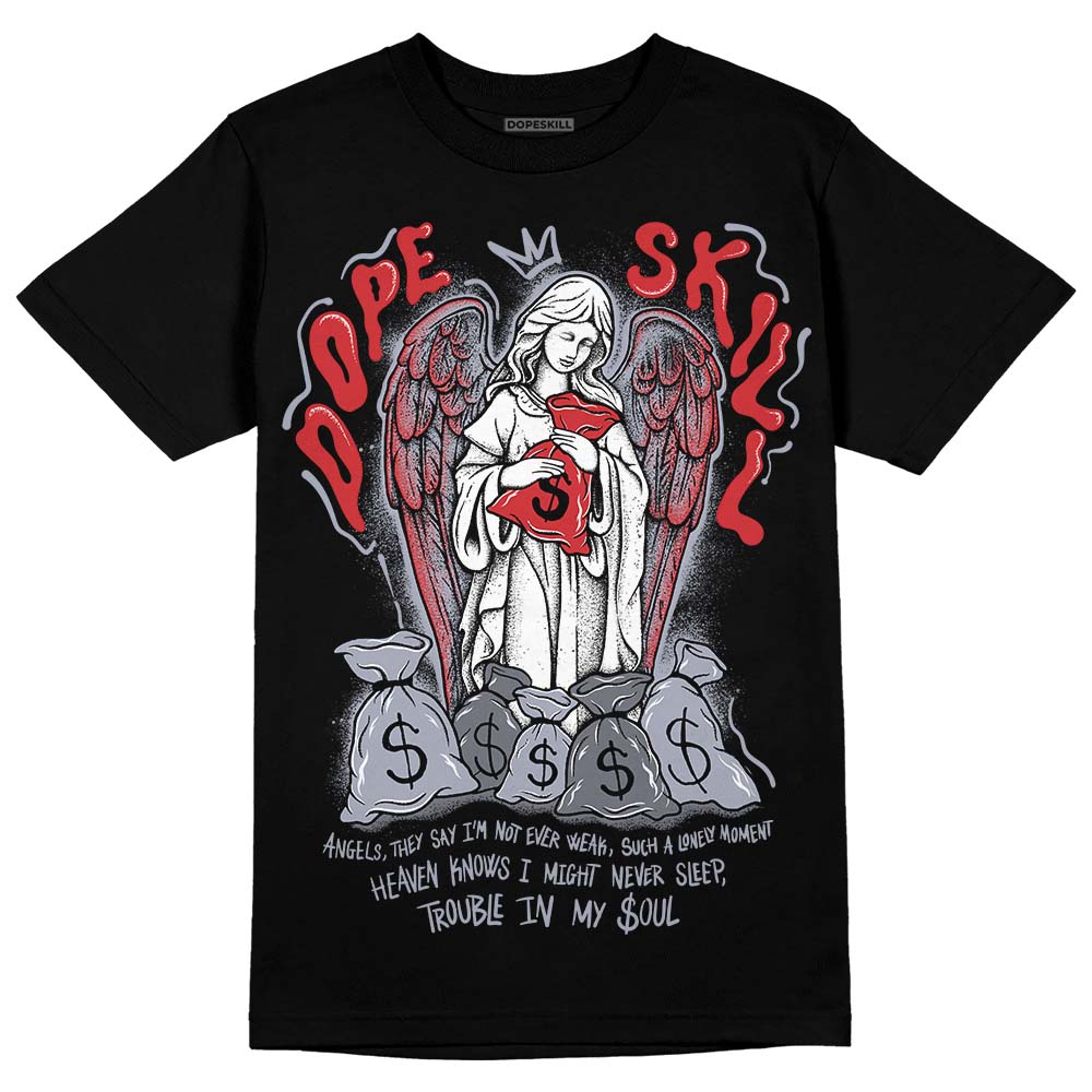 Bred Reimagined 4s DopeSkill T-Shirt Angels Graphic