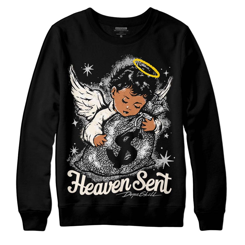 Off Noir 3s DopeSkill Sweatshirt Heaven Sent Graphic