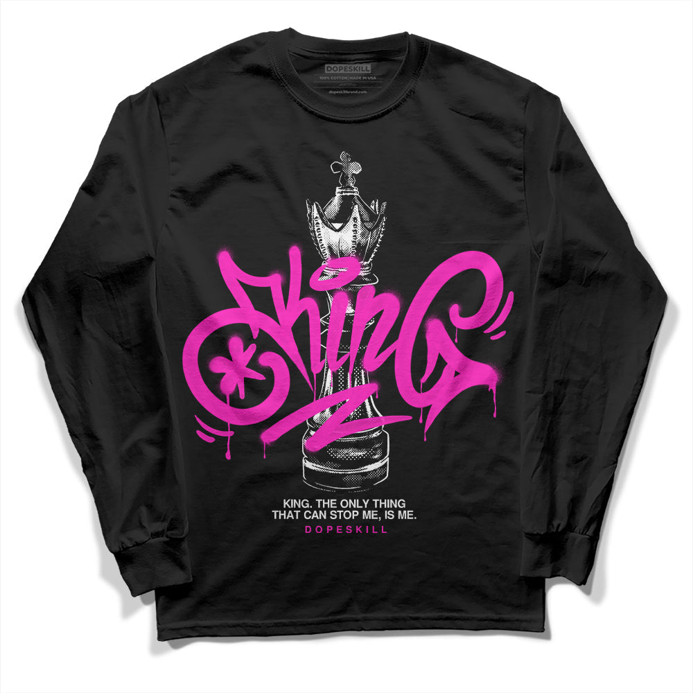 Dunk Low Active Fuchsia DopeSkill Long Sleeve T-Shirt King Chess Graphic