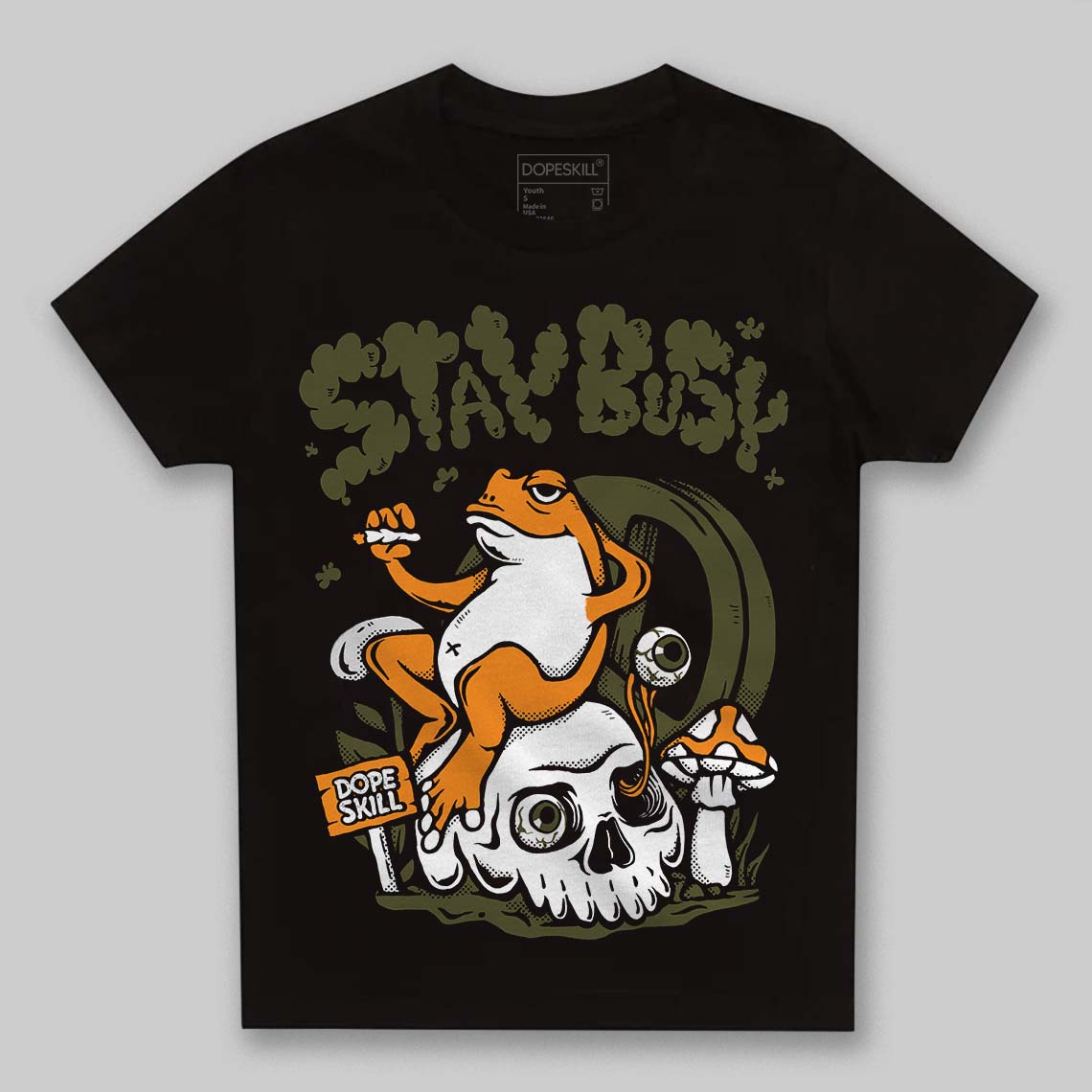 Olive 5s DopeSkill Toddler Kids T-shirt Stay Busy Graphic