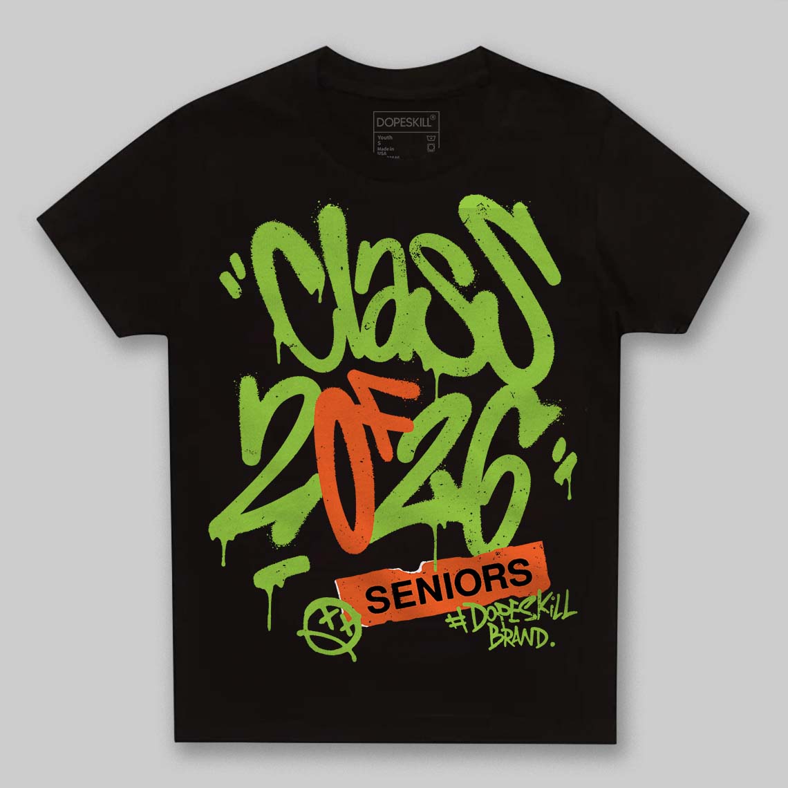 Neon Green Collection DopeSkill Toddler Kids T-shirt Class of 2026 Graphic