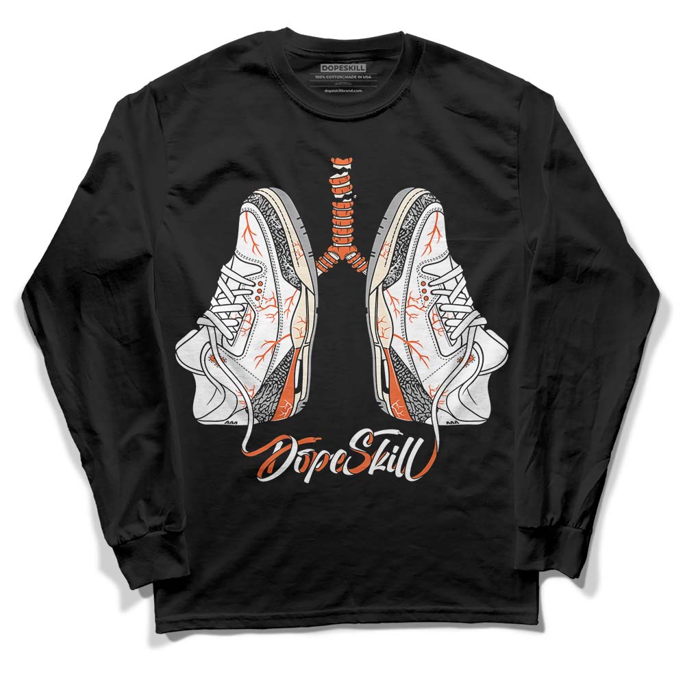 Georgia Peach 3s DopeSkill Long Sleeve T-Shirt Breathe Graphic